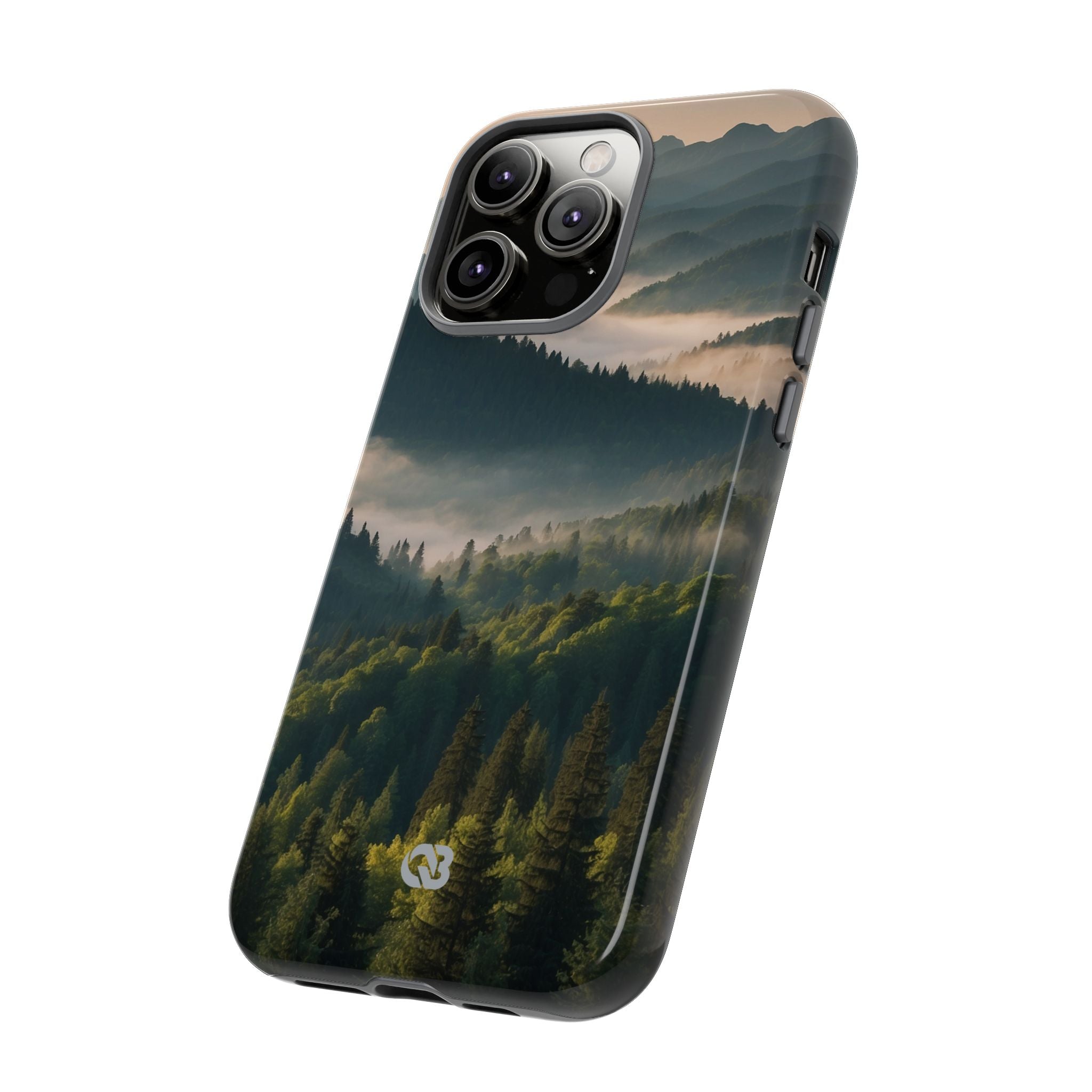 Foggy Mountain Ridge · Tough Phone Case for iPhone