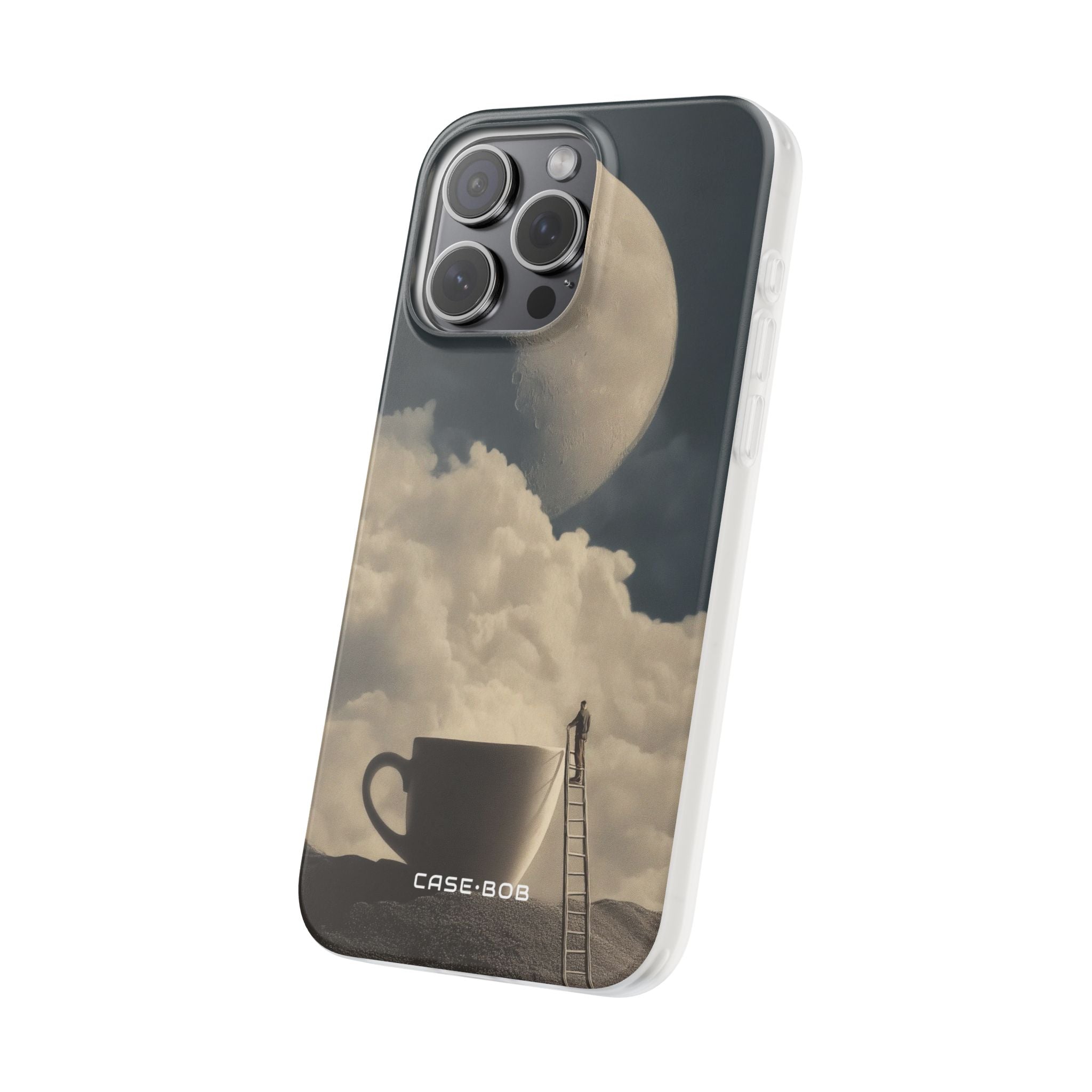Moonlit Cup iPhone 15 Pro Max Case - Soft