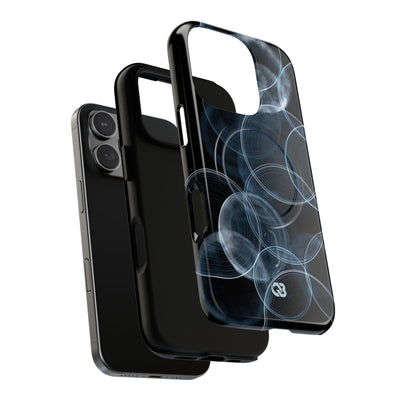 Blue Tough 2.0 Magsafe Phone Case for iPhone - Cyan Pulse Ripple