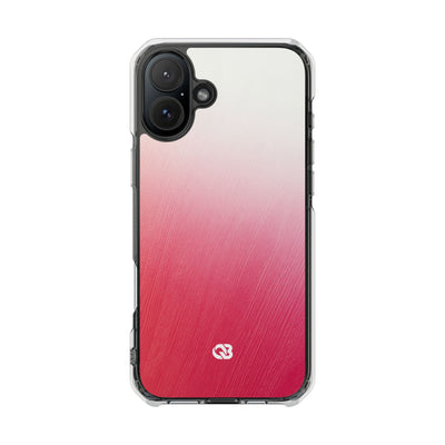 Rose Haze · Clear Impact Magnetic Phone Case for iPhone · Pink