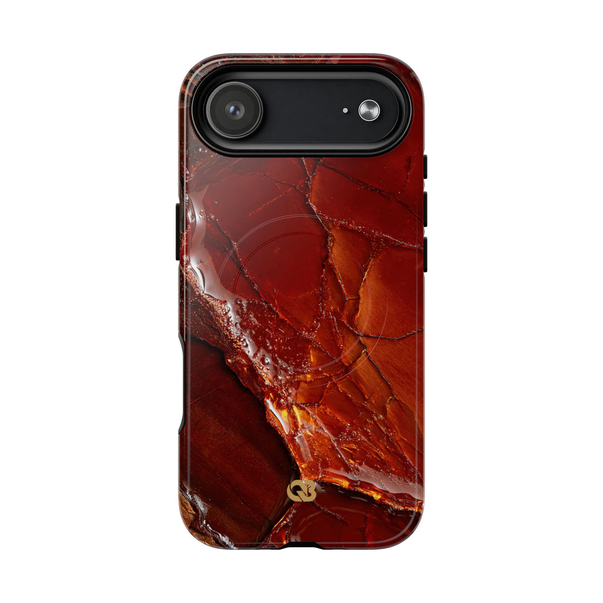 Amber Embrace · Tough 2.0 Magnetic Phone Case for iPhone · Brown