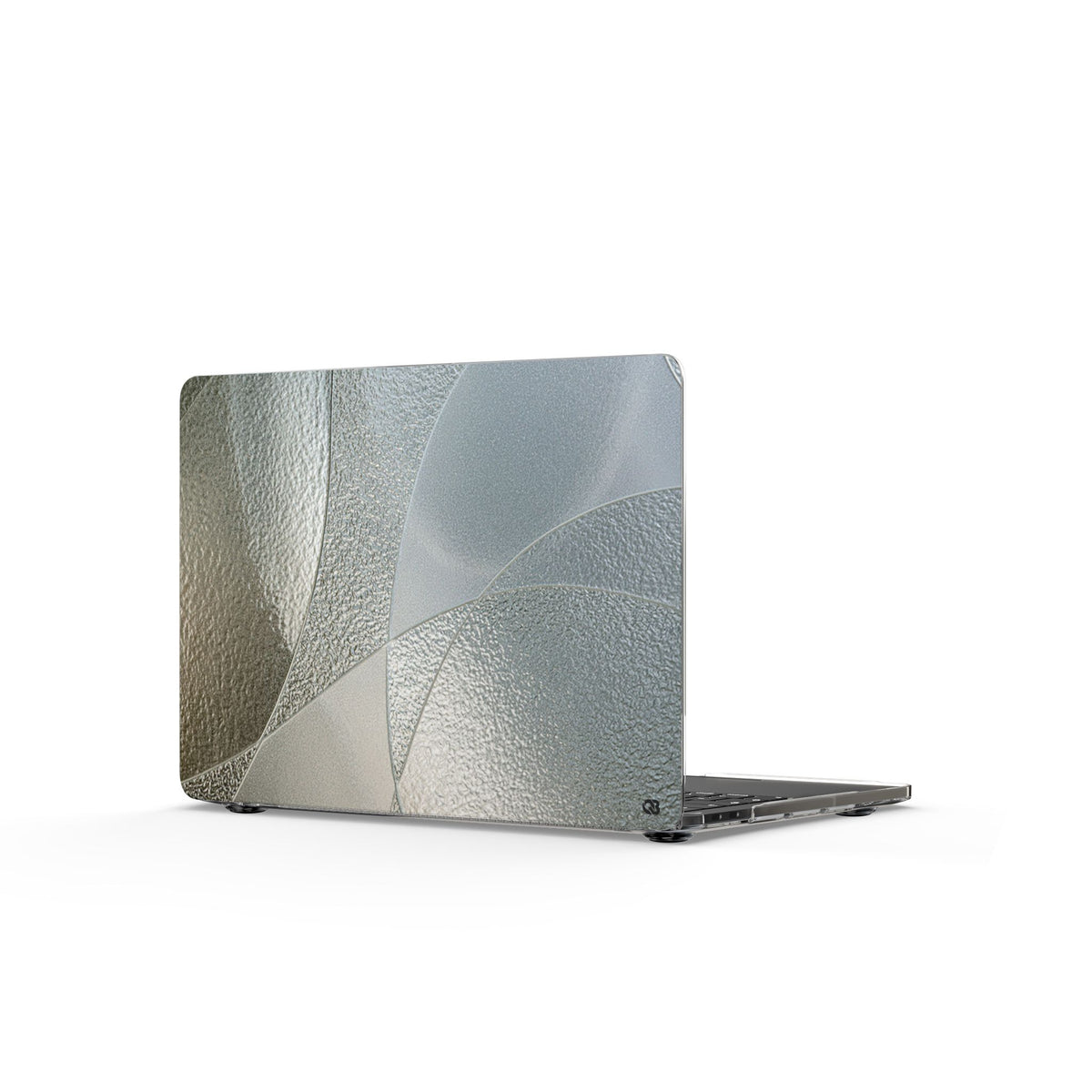 Refracted Arcs · Clear Hard Case for MacBook · Silver