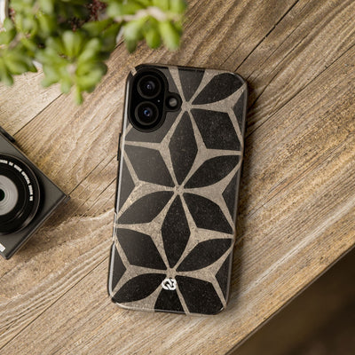 Concrete Mosaic Star · Tough Phone Case for iPhone · Black