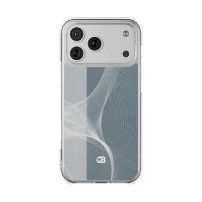 Grey Impact MagSafe Phone Case for iPhone - Slate Mesh Horizon