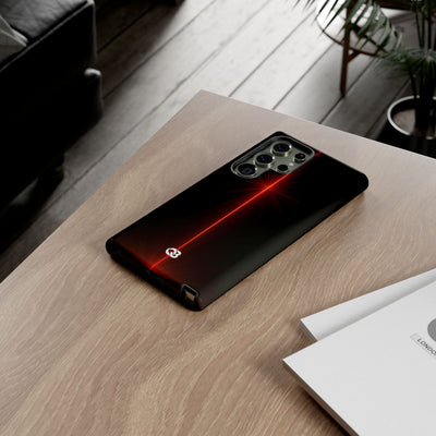 Red Tough Phone Case for Samsung - Crimson Flare Vector