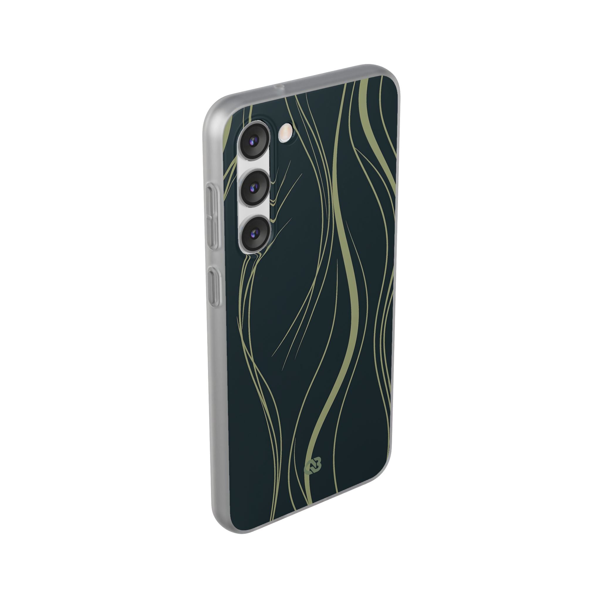 Green Lite Phone Case for Samsung - Obsidian Sage Flow