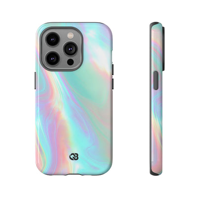 Prismatic Liquid Light · Tough Phone Case for iPhone · Teal