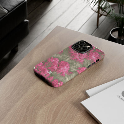 Digital Blossom · Tough Phone Case for iPhone · Pink