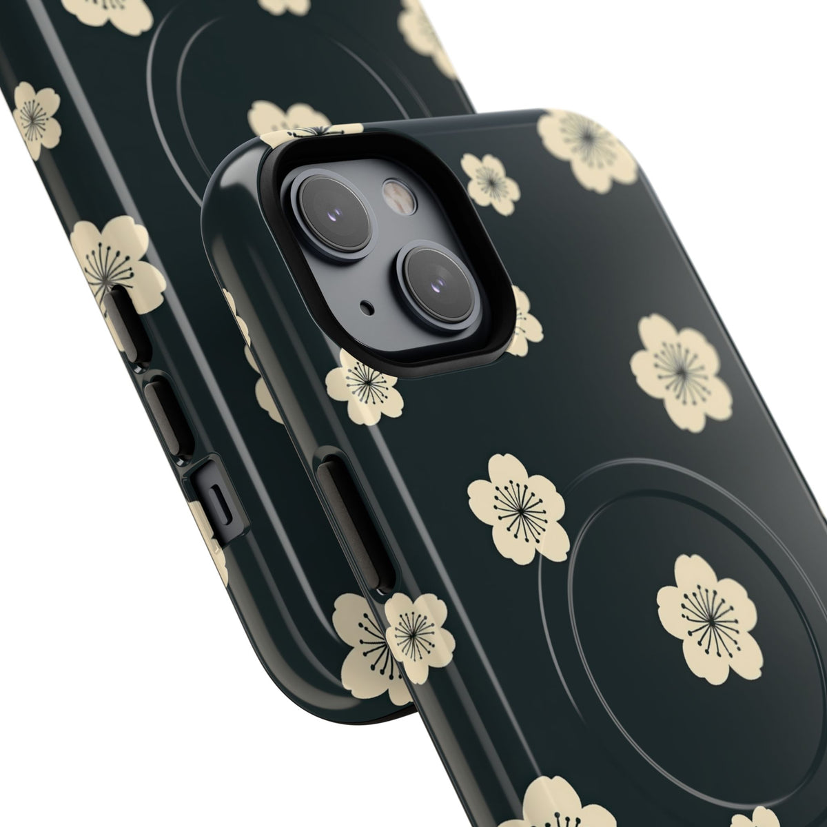 Midnight Sakura Bloom · Tough 2.0 Magnetic Phone Case for iPhone · Black