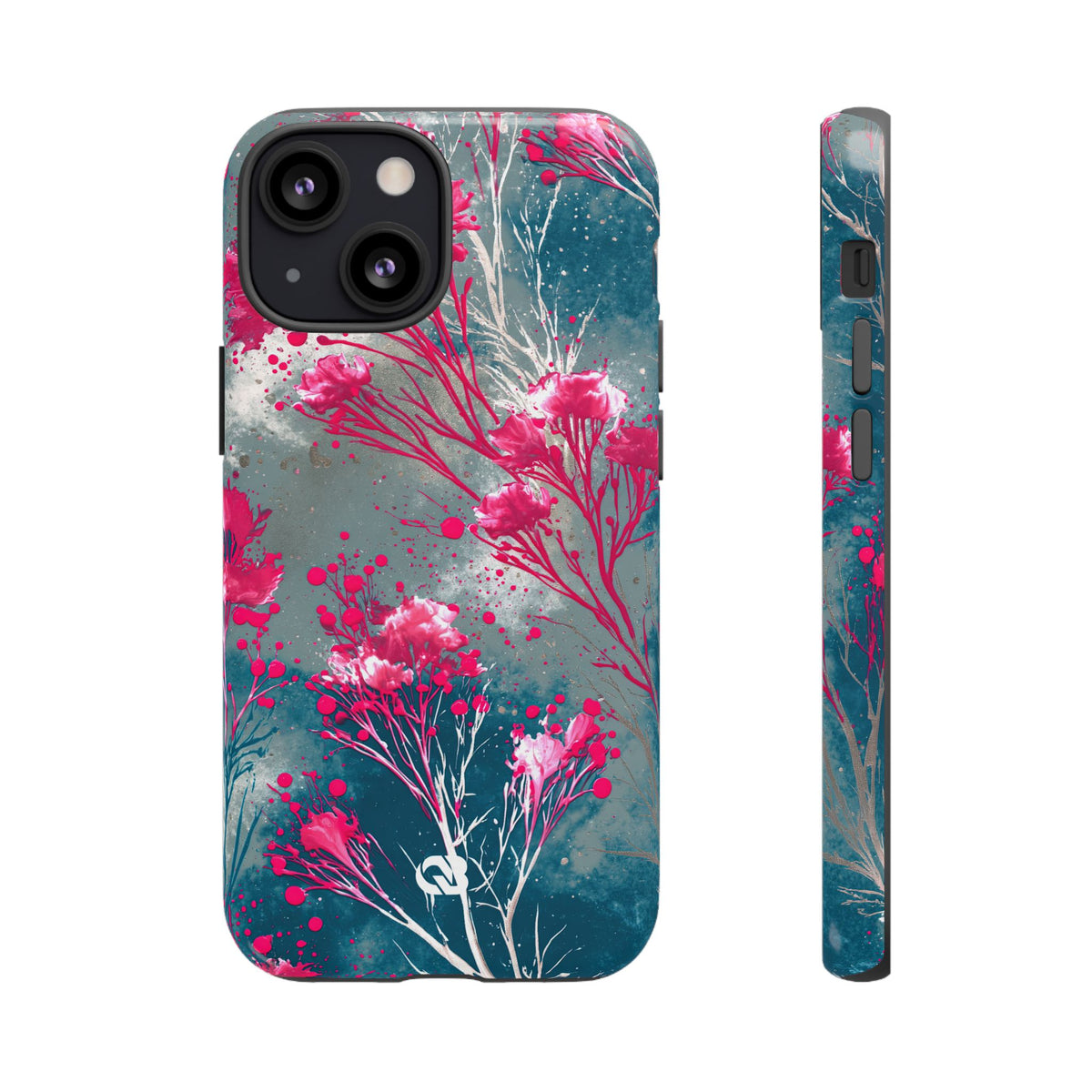 Cyber Blossom · Tough Phone Case for iPhone · Teal