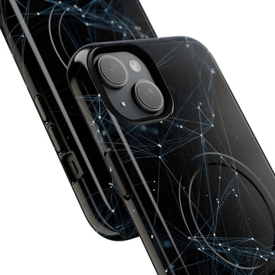 Black Tough 2.0 Magsafe Phone Case for iPhone - Arctic Neural Mesh