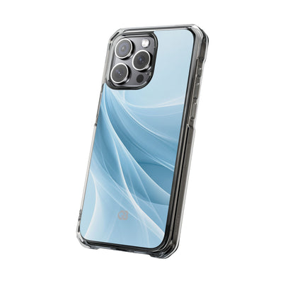 Blue Impact MagSafe Phone Case for iPhone - Arctic Silk Drift