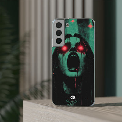 Crimson Emerald Scream · Soft Phone Case for Samsung