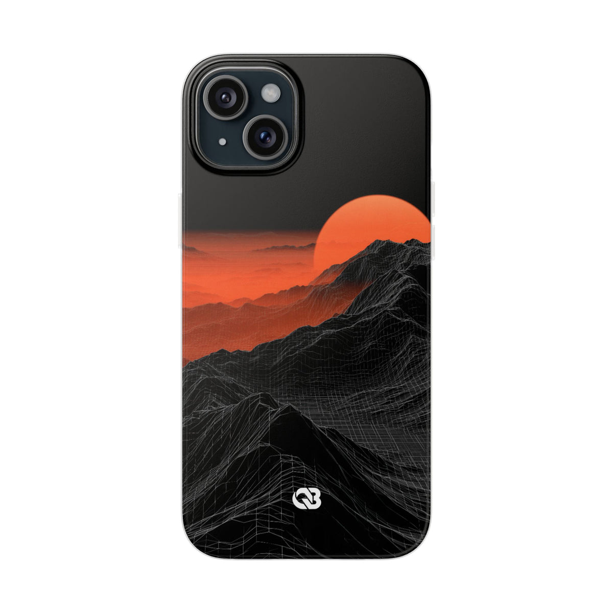 Solar Ridge Mesh · Lite Phone Case for iPhone ·  Black