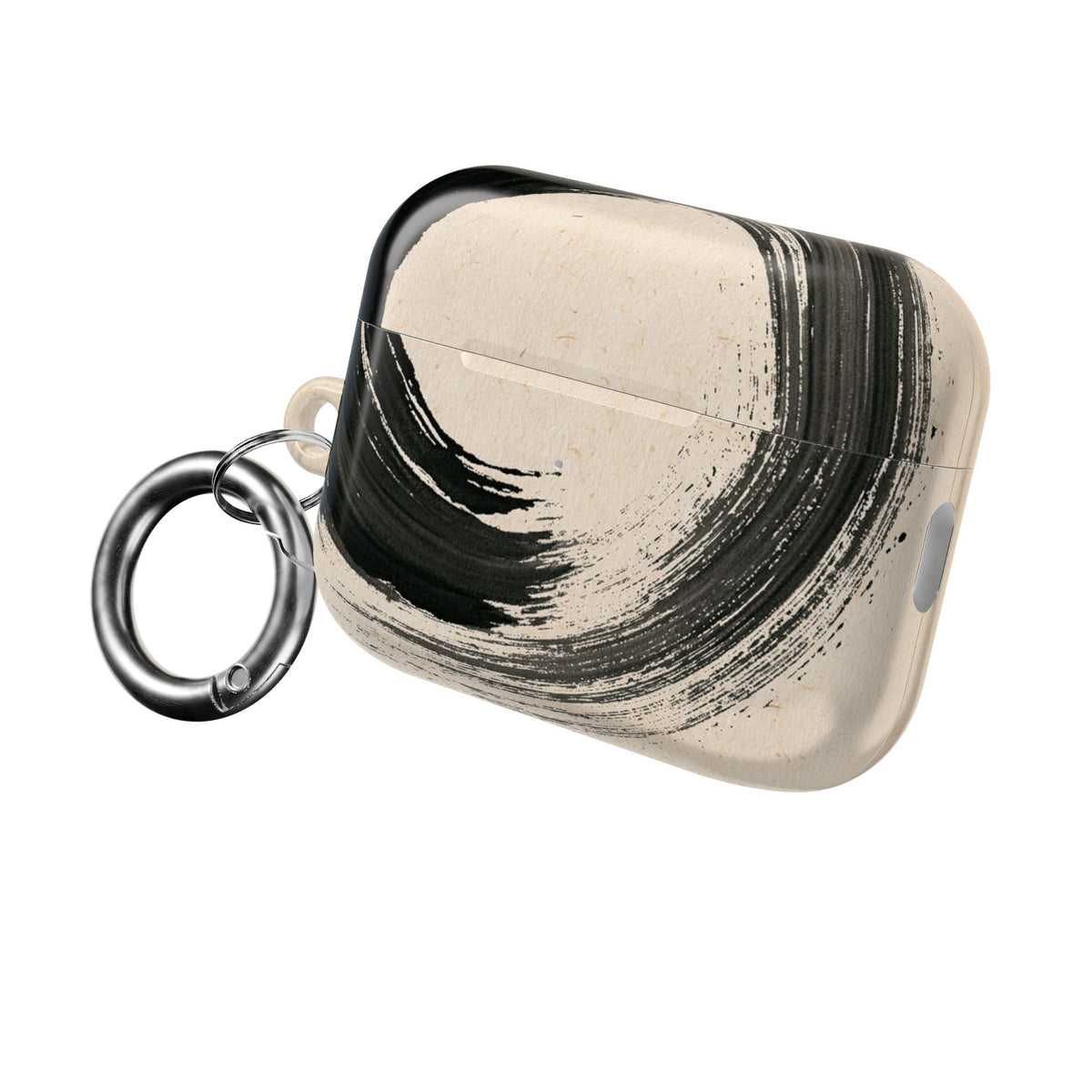 Zen Ensō Circle · Hard Case for AirPods & AirPods Pro · Beige