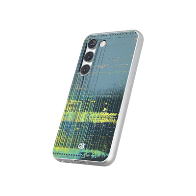 Acid Raster Circuit · Lite Phone Case for Samsung · Teal