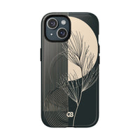 Black Tough 2.0 Magsafe Phone Case for iPhone - Obsidian Sand Willow