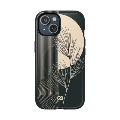 Black Tough 2.0 Magsafe Phone Case for iPhone - Obsidian Sand Willow