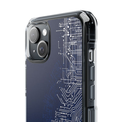 Blue Impact MagSafe Phone Case for iPhone - Cobalt Circuit Logic