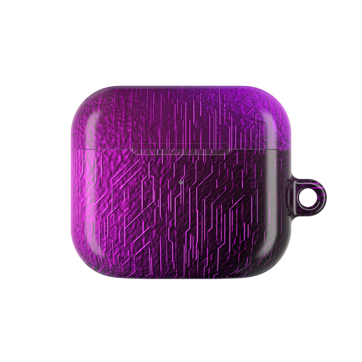 Violet Cyber Circuit · Hard Case for AirPods & AirPods Pro · Purple