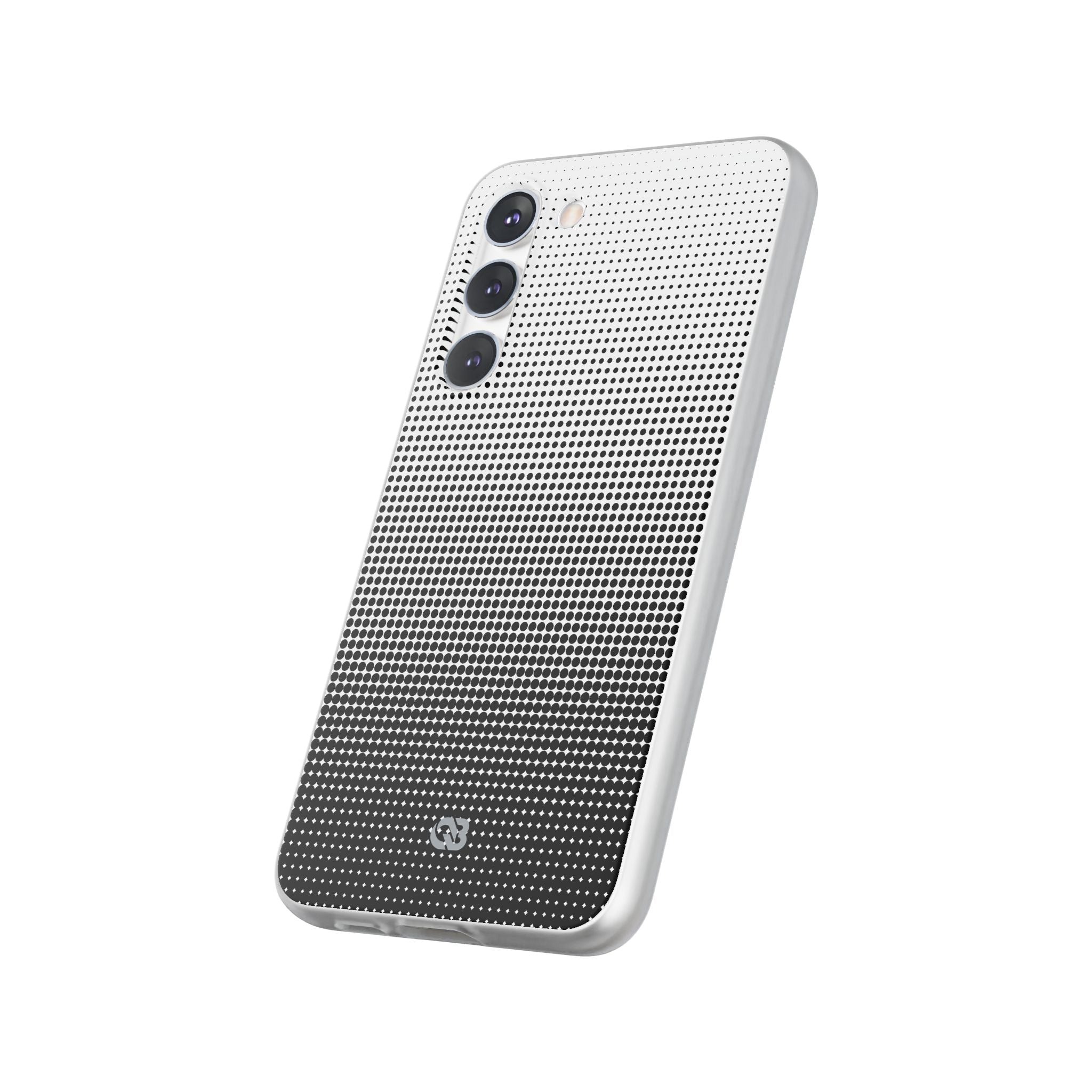 Black Lite Phone Case for Samsung - Obsidian Halftone Flux