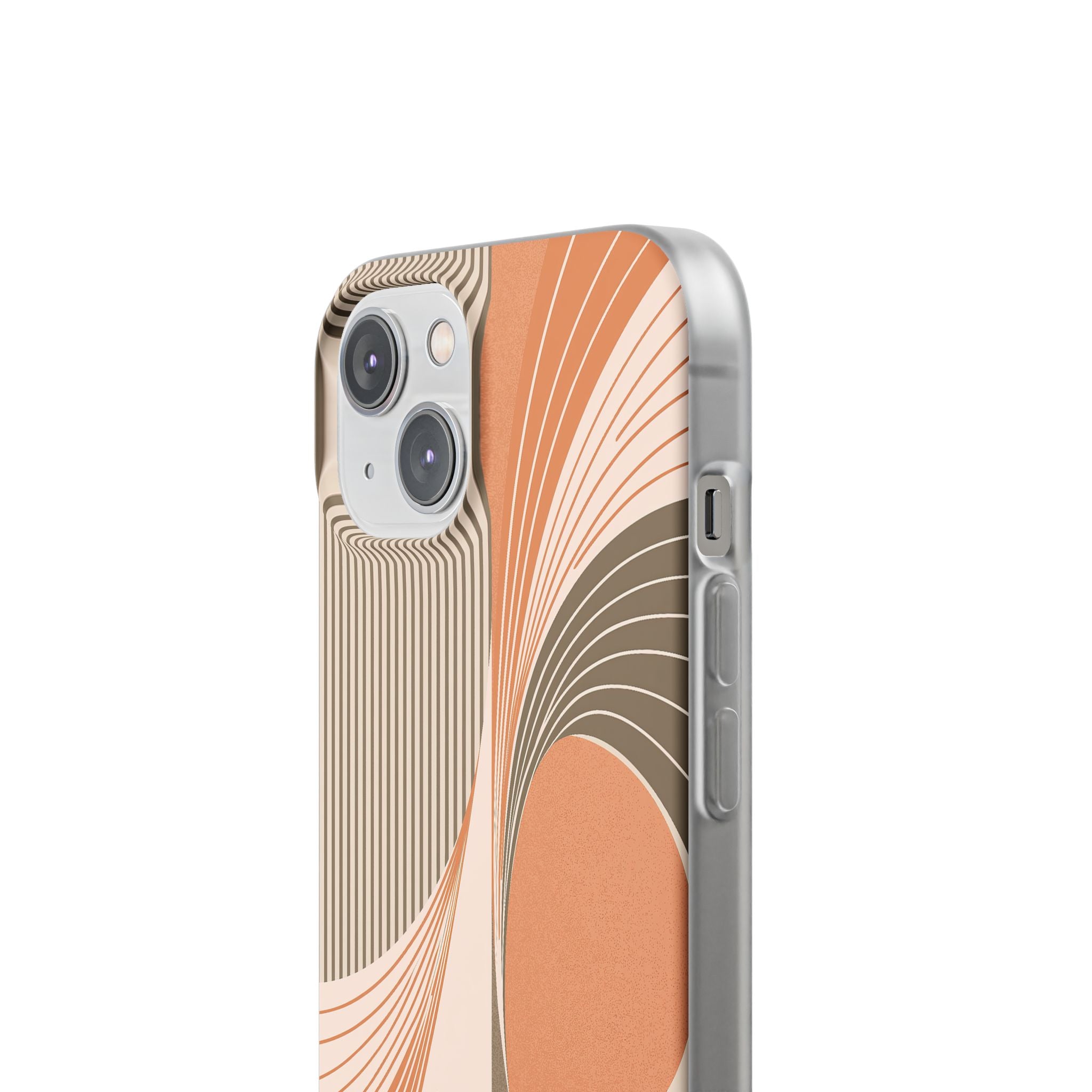 Orange Lite Phone Case for iPhone - Desert Arc Horizon