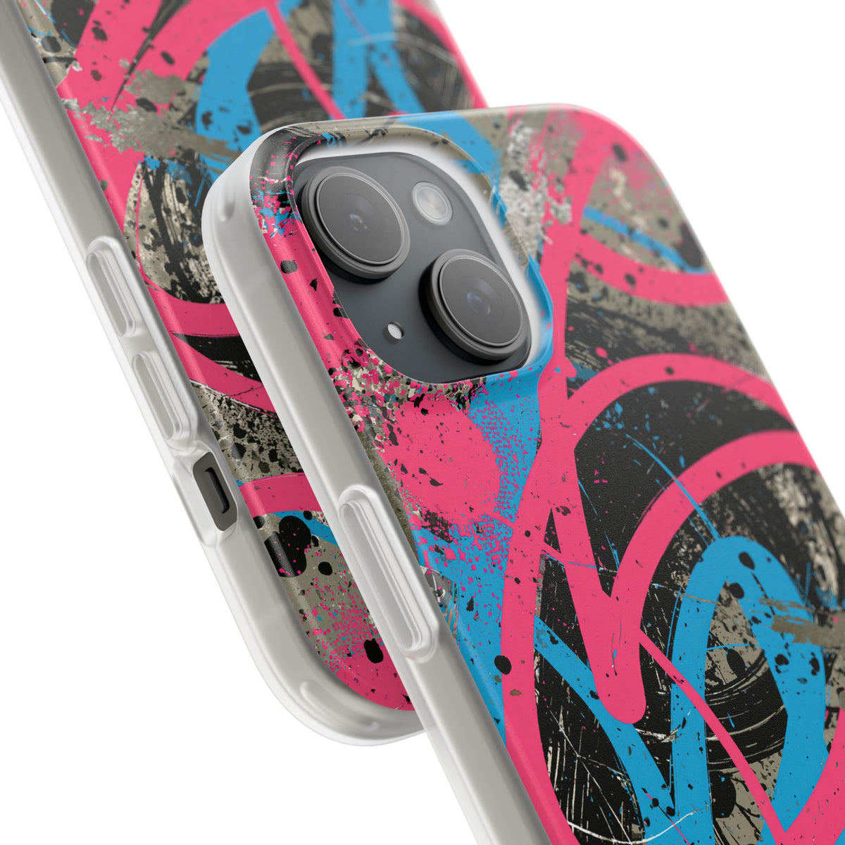 Cyber Splatter Flow · Lite Phone Case for iPhone ·  Pink