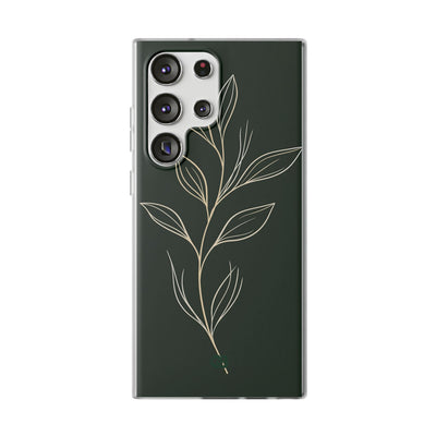 Green Lite Phone Case for Samsung - Deep Moss Willow