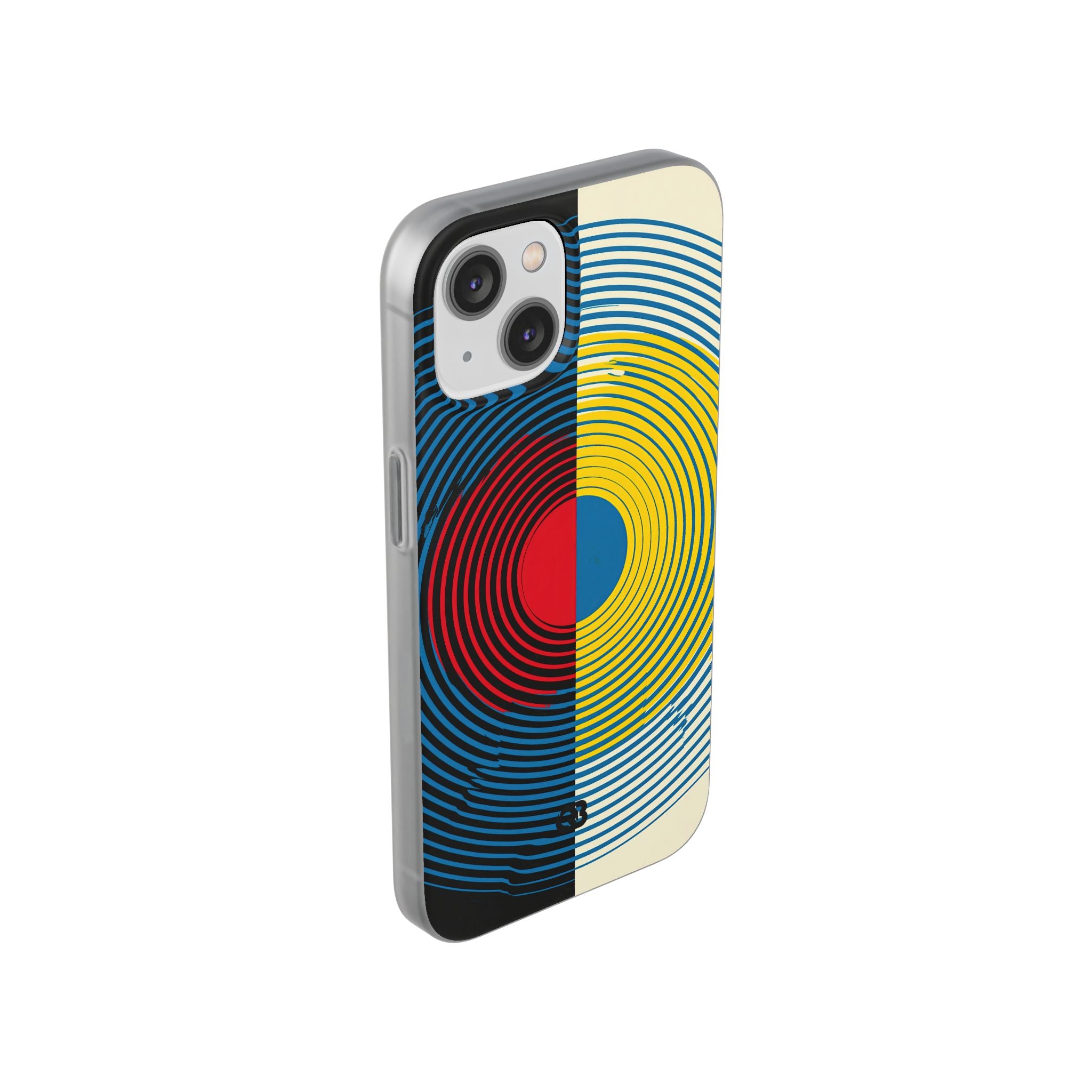 Blue Lite Phone Case for iPhone - Primary Circuit Orbit