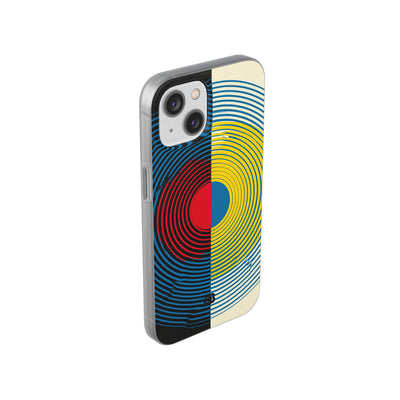 Blue Lite Phone Case for iPhone - Primary Circuit Orbit
