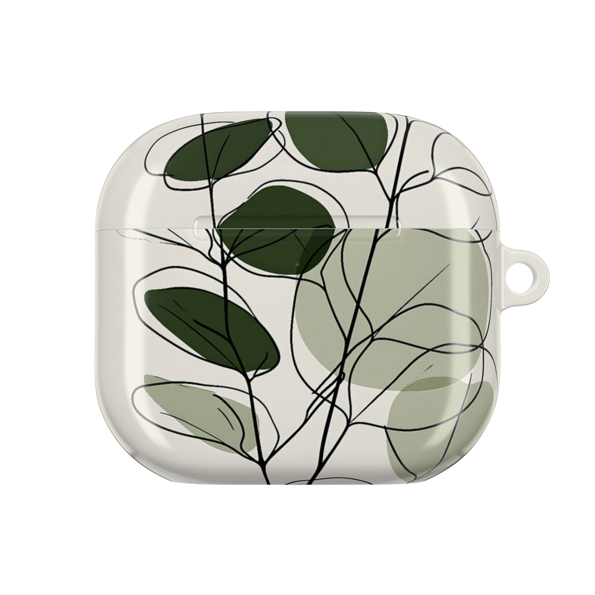 Eucalyptus Foliage Study · Hard Case for AirPods & AirPods Pro · Green