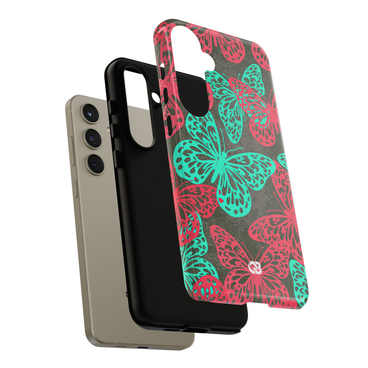 Electric Papillon · Tough Phone Case for Samsung · Pink