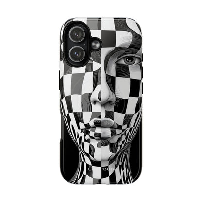 Checkered Face iPhone 17 Case - Tough+ - CASE•BOB