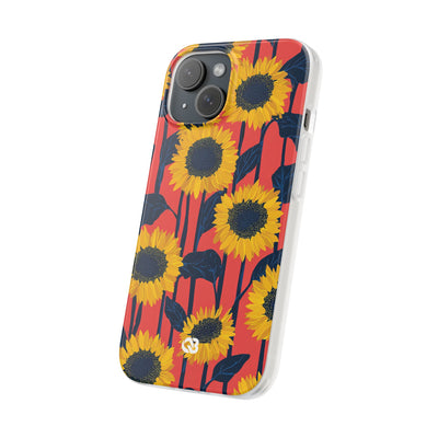 Solar Navy Bloom · Soft Handyhülle für iPhone