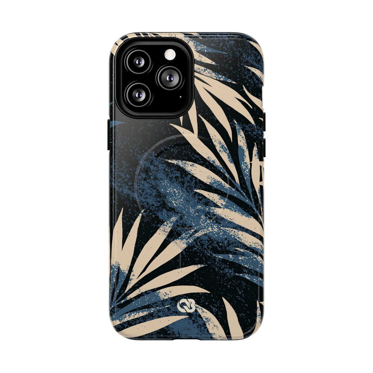 Indigo Palm Horizon · Tough 2.0 Magnetic Phone Case for iPhone · Blue