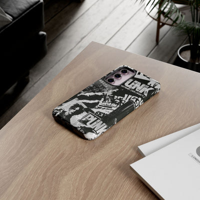 Underground Punk Collage · Tough Phone Case for Samsung · Black