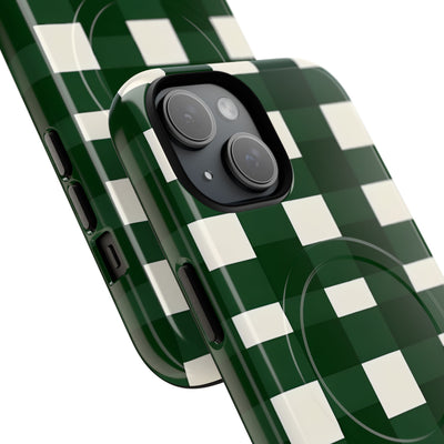 Hunter Green Plaid · Tough+ Phone Case for iPhone · Magsafe
