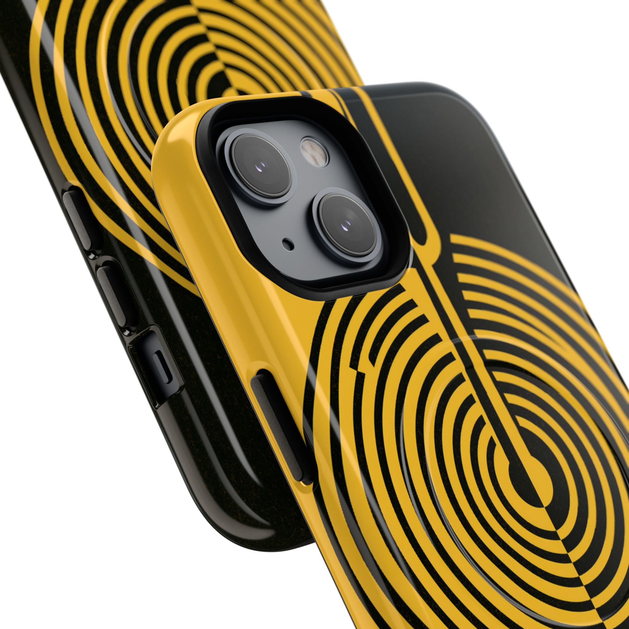 Yellow Tough 2.0 Magsafe Phone Case for iPhone - Voltage Sector Pulse