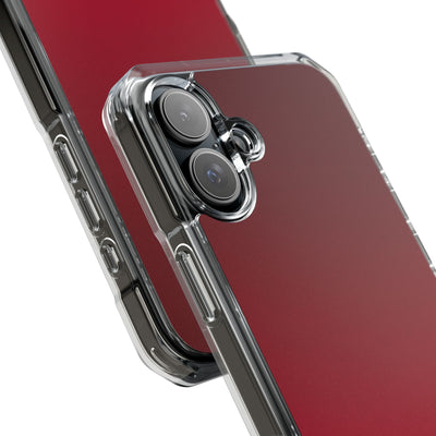 Red Impact MagSafe Phone Case for iPhone - Crimson Velvet Fade