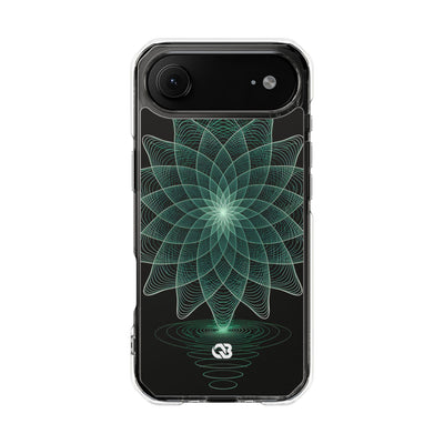 Verdant Harmonic Bloom · Impact Magnetic Phone Case for iPhone ·  Black
