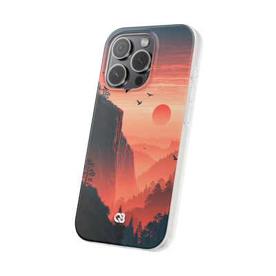 Orange Lite Phone Case for iPhone - Crimson Ridge Flight