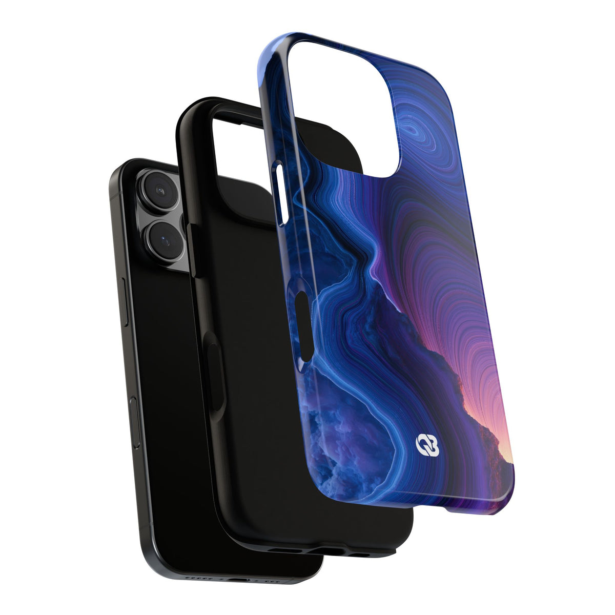 Radiant Strata · Tough Phone Case for iPhone · Blue