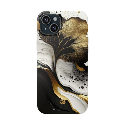 Molten Onyx Gold · Soft Phone Case for iPhone