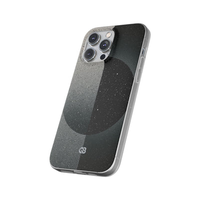 Black Lite Phone Case for iPhone - Lunar Static Orbit