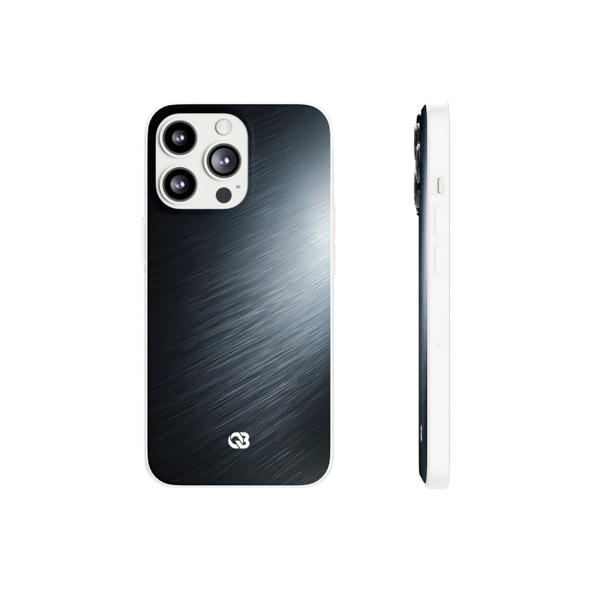 Brushed Obsidian Steel · Lite Phone Case for iPhone ·  Grey