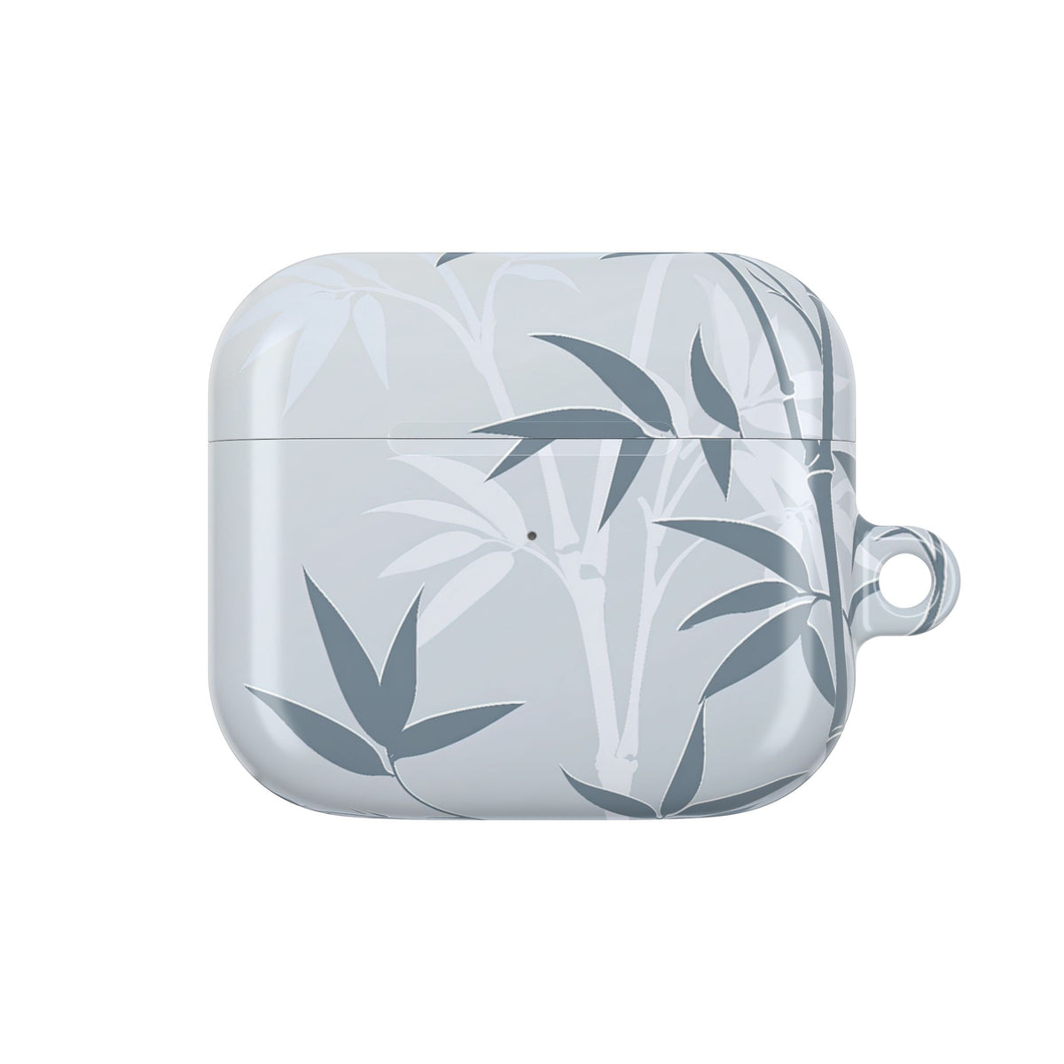 Misty Bamboo Grove · Hard Case for AirPods & AirPods Pro · Blue