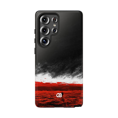 Crimson Void · Tough Phone Case for Samsung · Black