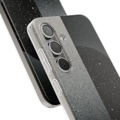Black Lite Phone Case for Samsung - Lunar Static Orbit
