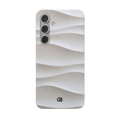 Sculpted Dune Relief · Lite Phone Case for Samsung · White