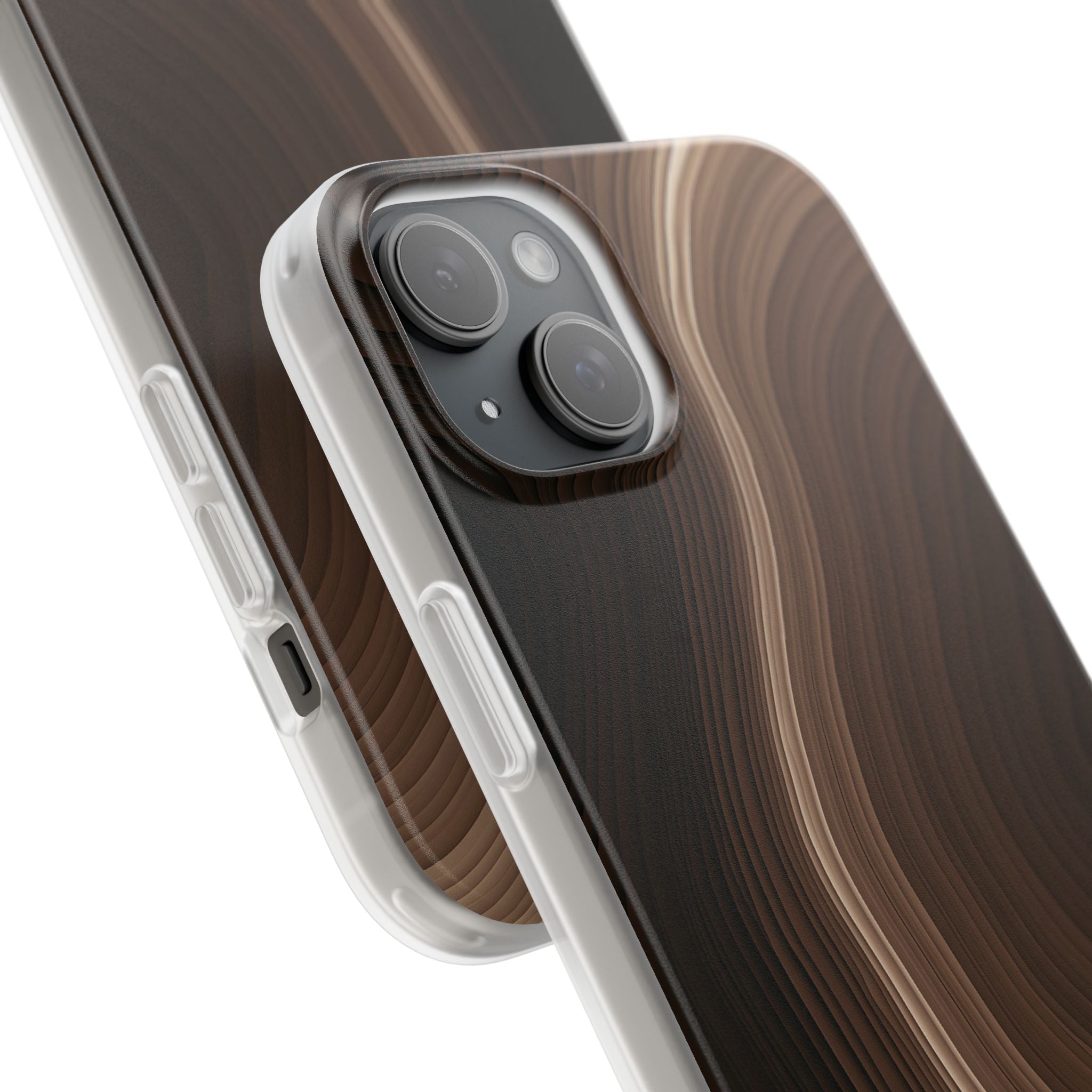 Brown Lite Phone Case for iPhone - Bronzed Canyon Relief
